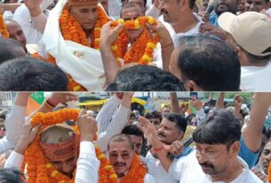 भाजपा किसान मोर्चा के प्रदेश मंत्री विवेका पाण्डेय का फरेन्दा में जोरदार स्वागत